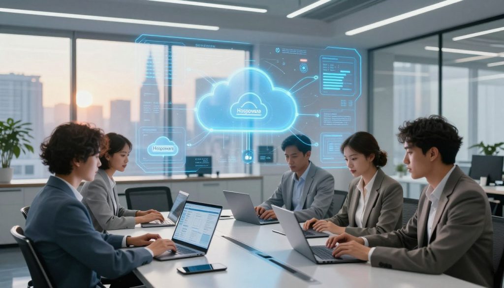 connected business systems and cloud software