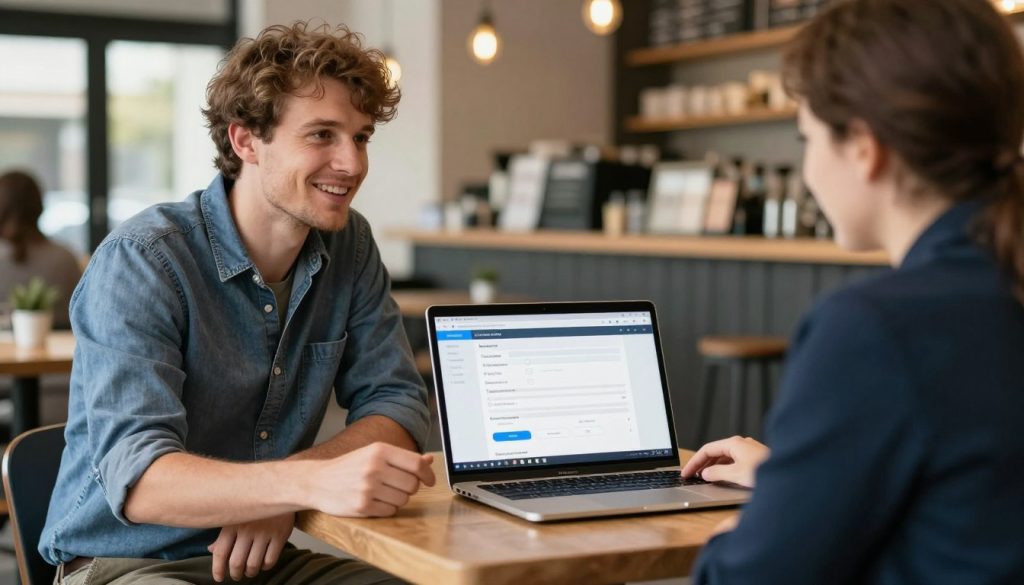 Australian café owner asking questions about back-office POS software Australian café owner asking questions about back-office POS software