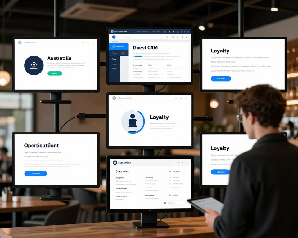 Connected hospitality technology ecosystem for restaurants and venues