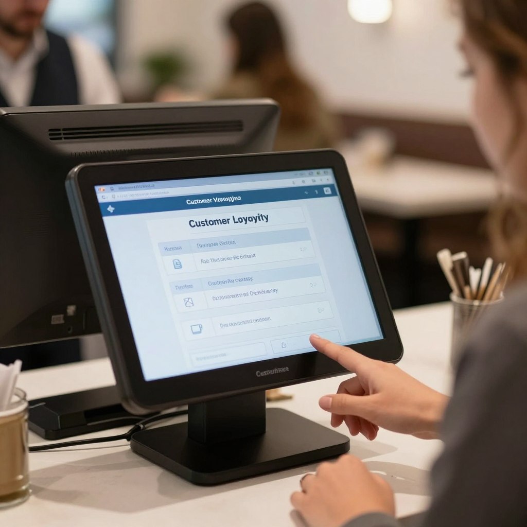 Customer loyalty POS transaction workflow in a restaurant
