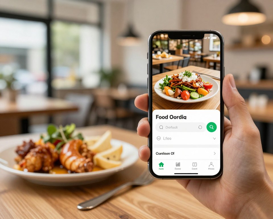 Digital food ordering experience