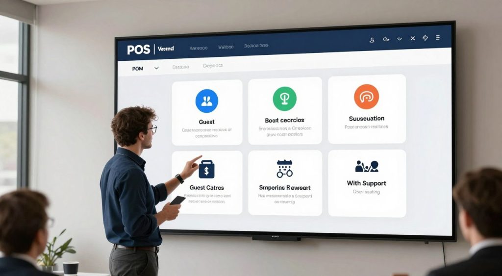 Hospitality manager comparing restaurant CRM platform capabilities