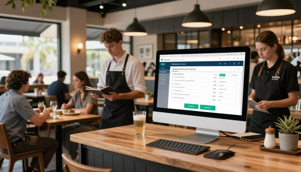 Modern Australian restaurant ordering service