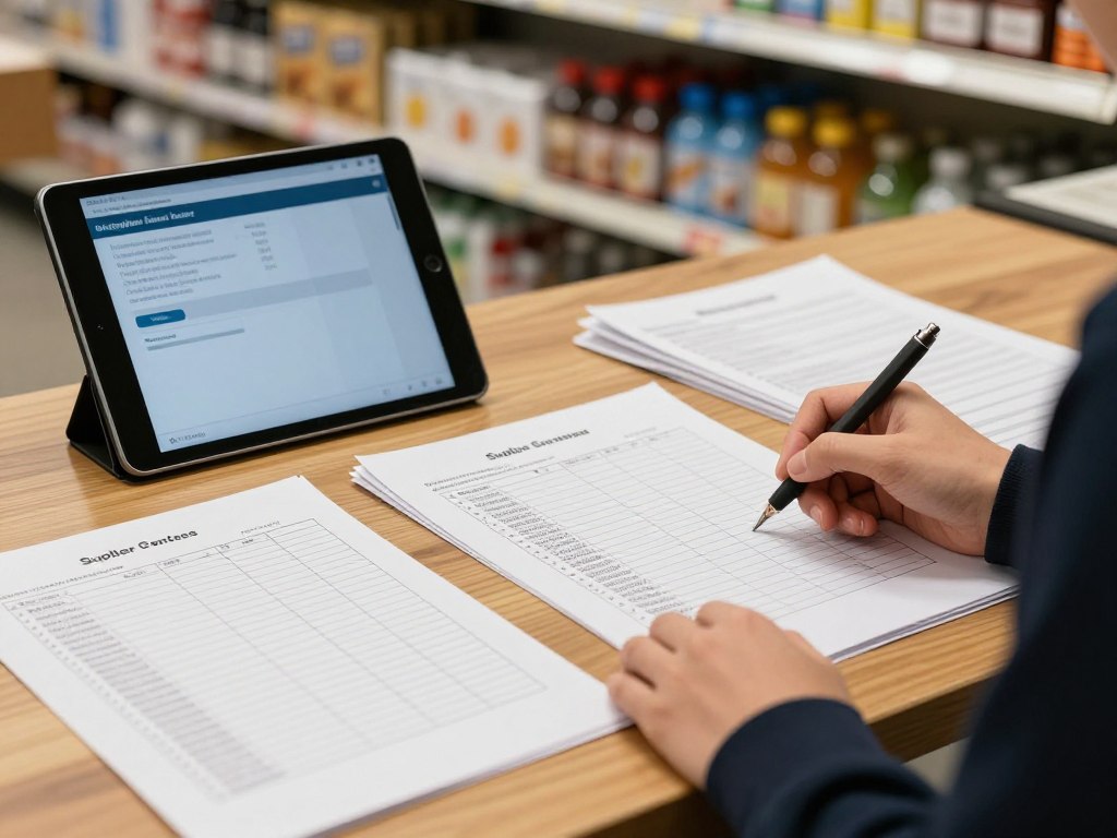 Restaurant purchasing process