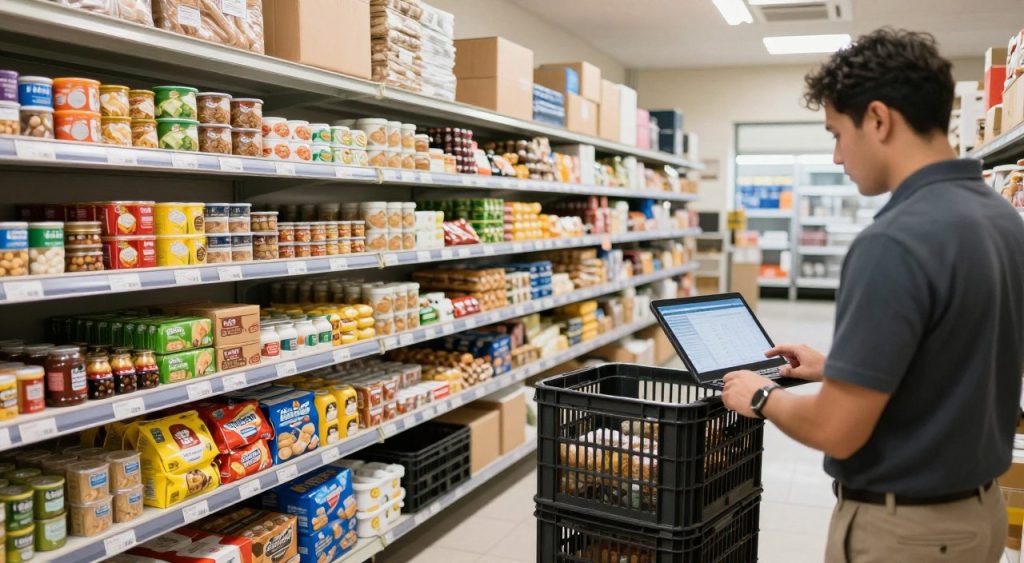 Restaurant stockroom operations